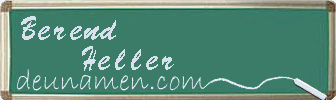 Berend Heller Visitenkarte